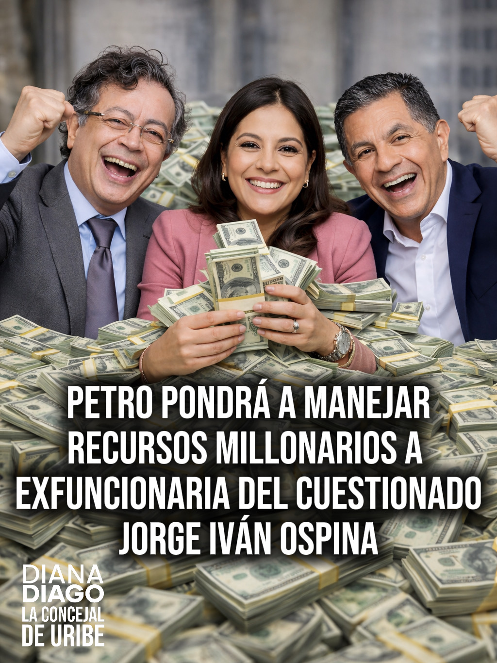 En este momento estás viendo ¿EL DAPRE ENTREGADO A LA POLITIQUERÍA? DIANA DIAGO DENUNCIA NOMBRAMIENTO DE EXFUNCIONARIA DE JORGE IVÁN OSPINA 
