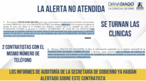 DIANA DIAGO DENUNCIA PRESUNTO CARRUSEL DE CONTRATACIÓN EN PROGRAMA DE PROTECCIÓN ANIMAL DE LAS ALCALDÍAS LOCALES