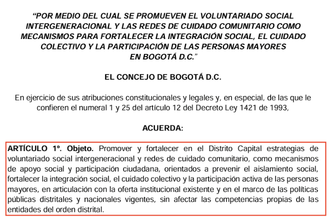 En este momento estás viendo DIANA DIAGO LE CUMPLE A LOS ADULTOS MAYORES DE BOGOTÁ. APROBADO PROYECTO QUE IMPULSARÁ REDES DE APOYO PARA COMBATIR LA SOLEDAD.